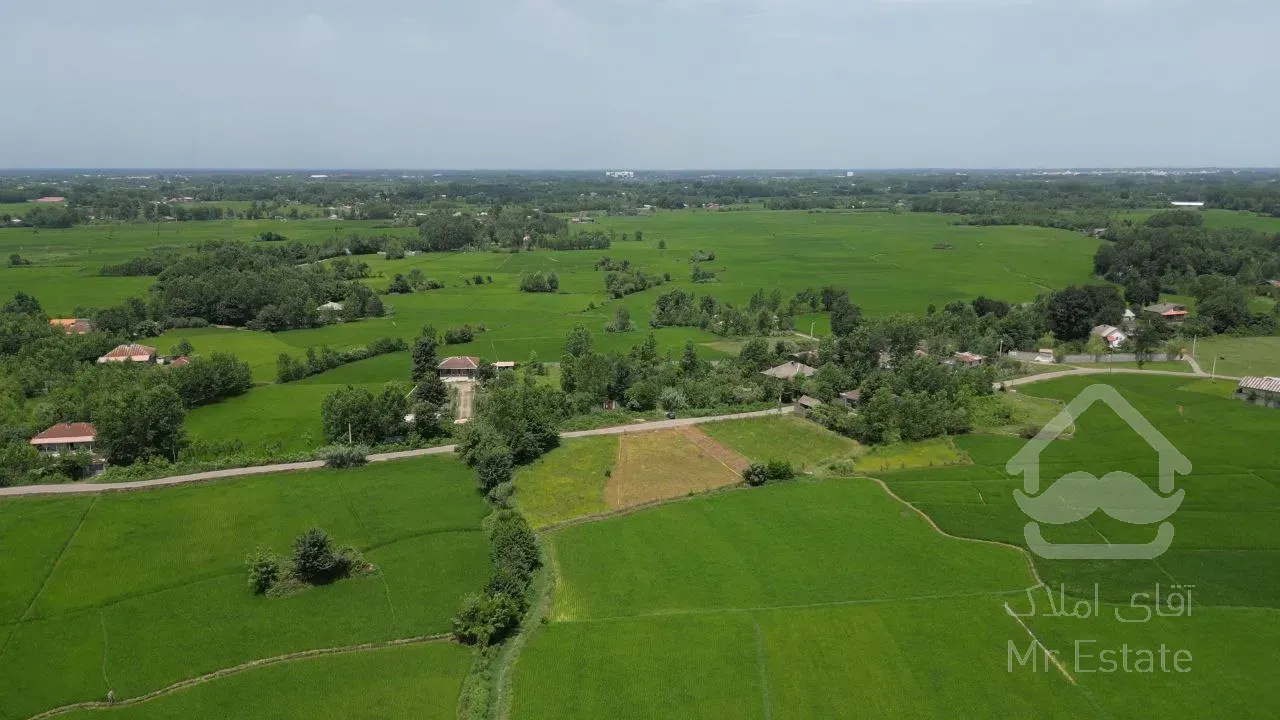 فروش زمین مسکونی مناسب ویلا سازی 15 دقیقه با دریا خمام رشت