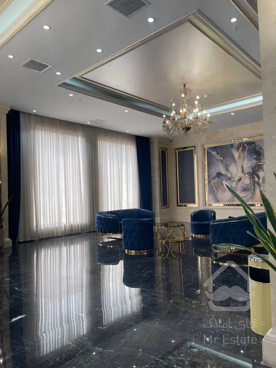 پیش فروش آپارتمان 117 متری لاکچری دوخواب با طراحی لوکس و مشاعات آبی در سوهانک