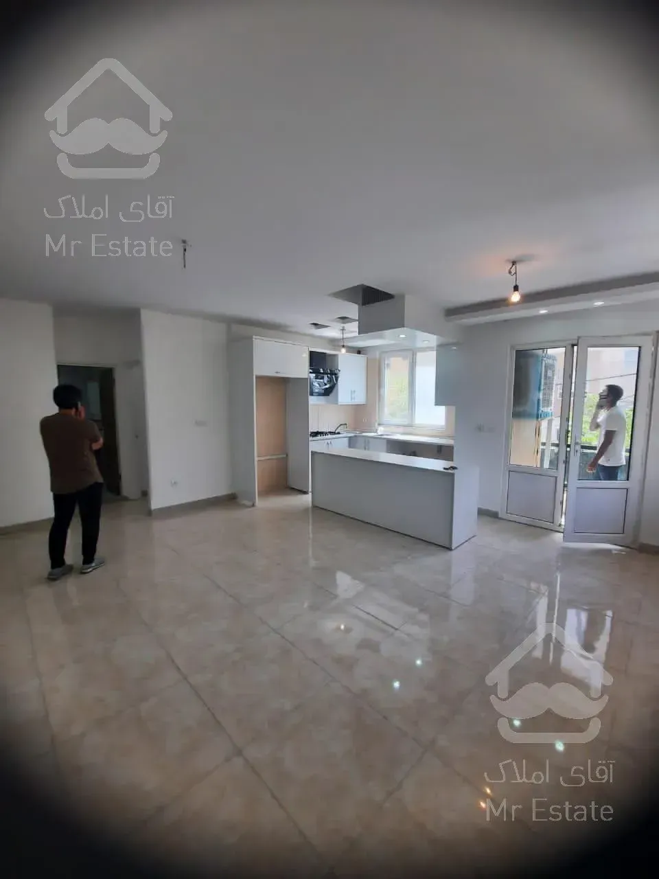 ۹۵ متر تراورتن سالن پرده خور در اباذر