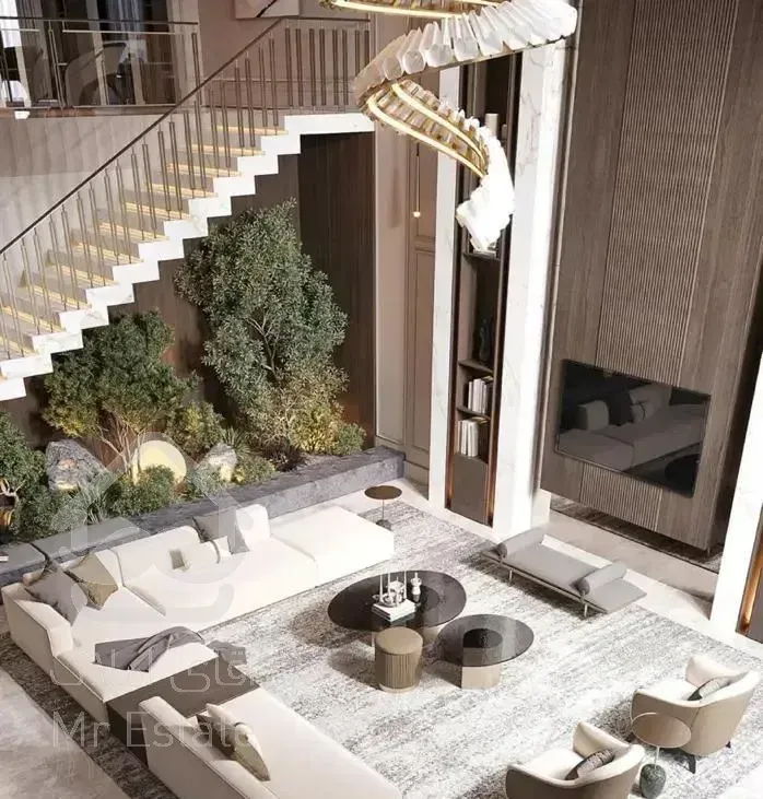 اپارتمان ۷۶۰ متری دوبلکس مدرن ژورنالی ۴ تراس بزرگ