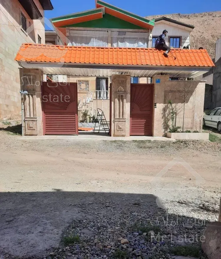 اجرای شیروانی آردواز سردرب سردری آلاچیق .پوشش سقف