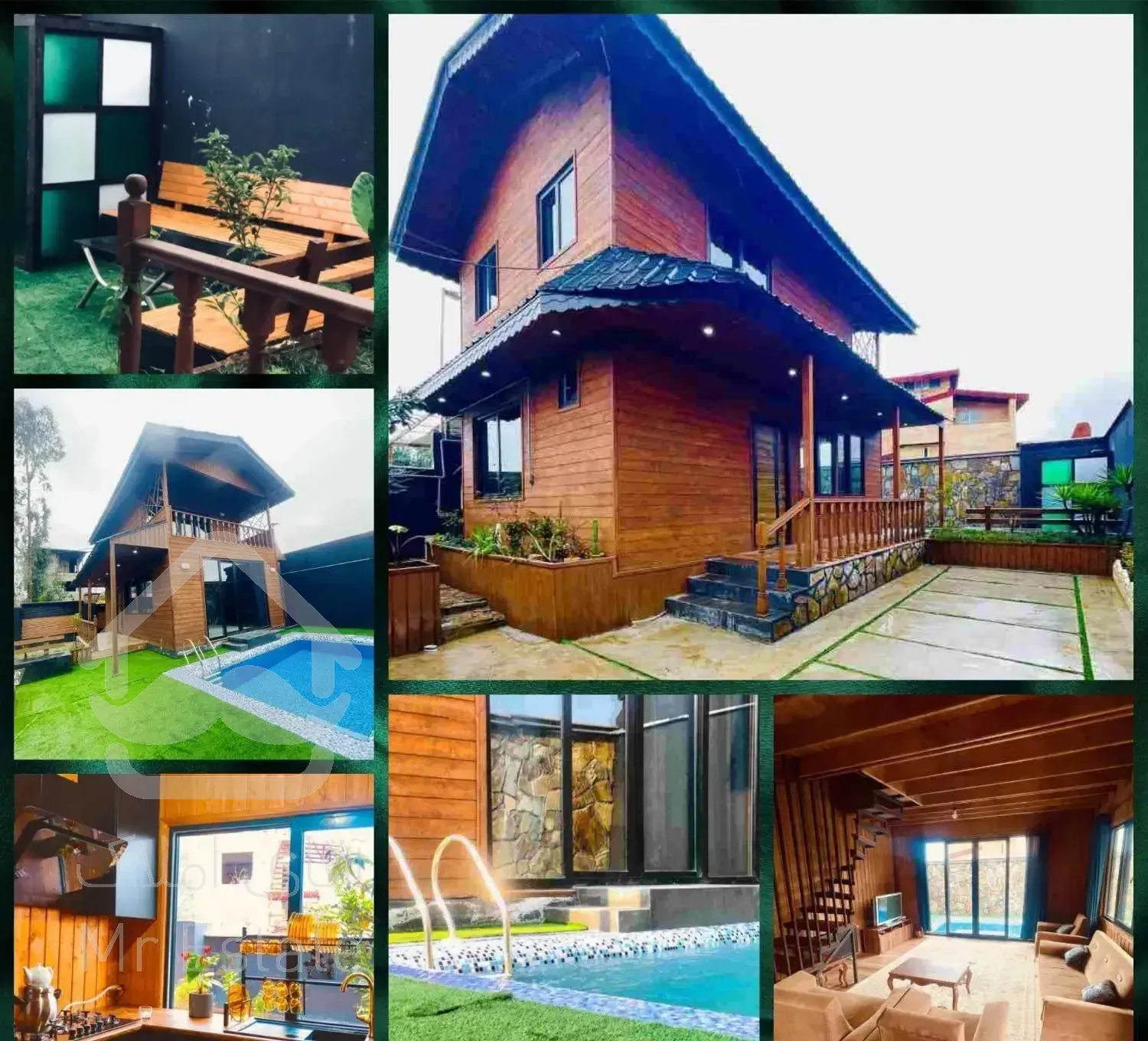 اجاره ویلا چوبی استخردار مبله