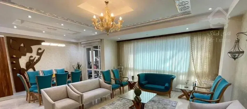 ۹۱ متر ۲ خواب پنجره قدی غرق نور سازه فوق لوکس