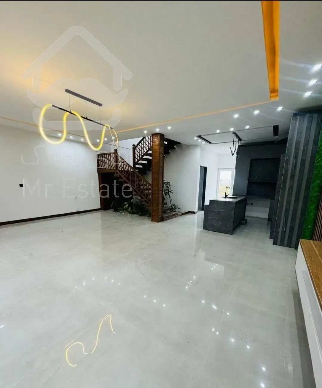 ویلاباغ همکف مدرن 230متری روف سند تک برگ شهرکی