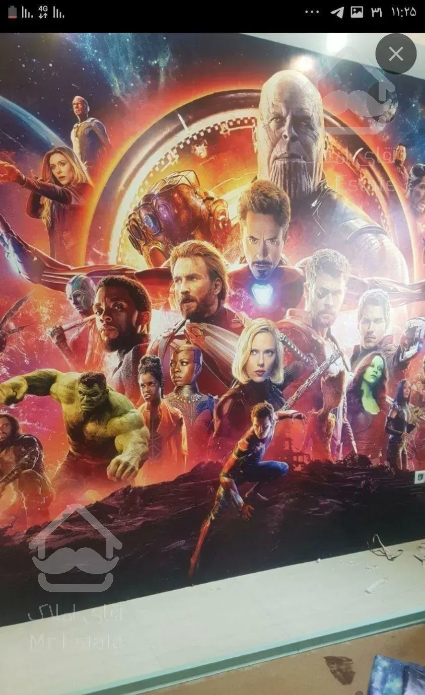 فقط نصب تخصصی کاغذدیواری وپوستر