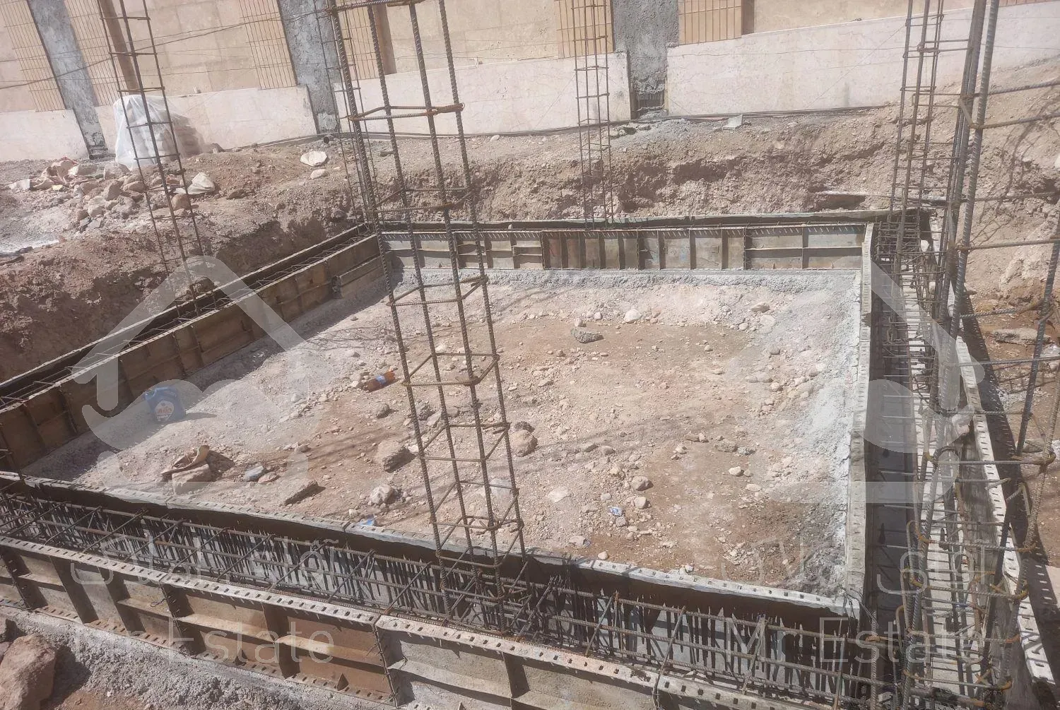 آرماتوربندی استخر شناژی فونداسیون دیوارحصیری وصفحه