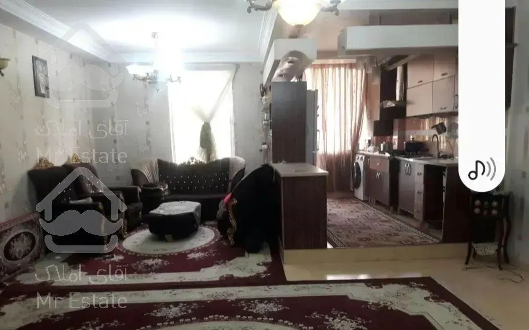 ۷۶متر آپارتمان واریان شهر رزکان نو (روبه نما)