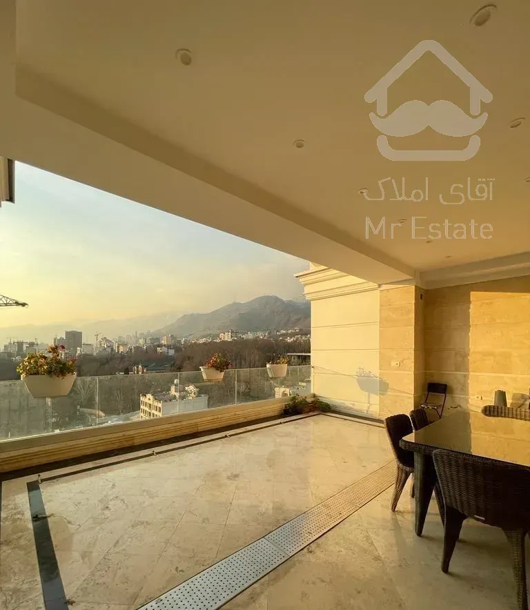 فرمانیه ۴۲۰ متر ۳ جهت ویو باغ و کوهستان/۶پارکینگ