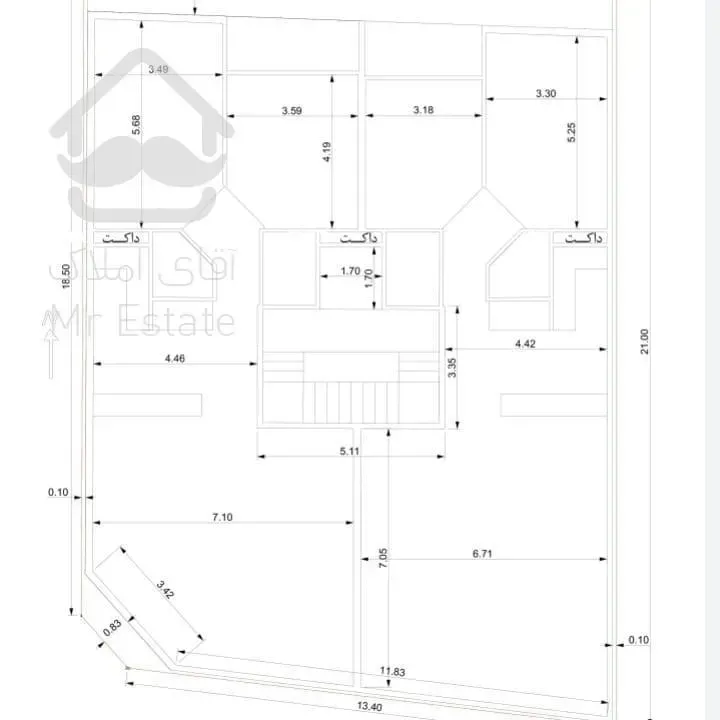 آپارتمان دونبش ۱۲۰متری