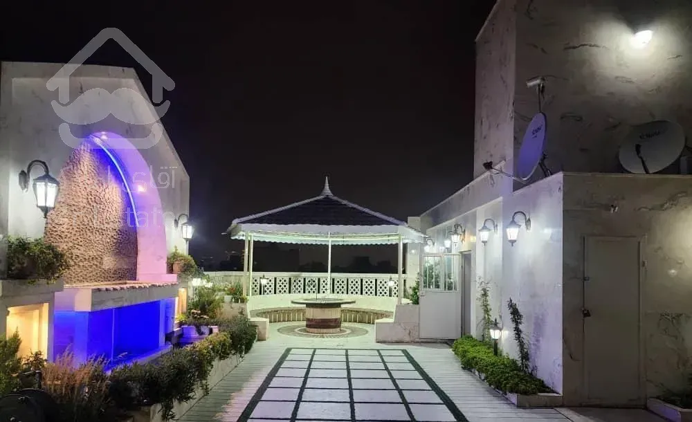 آپارتمان فول آپشن.دونبش.روف گاردن.نما حجمی رومی