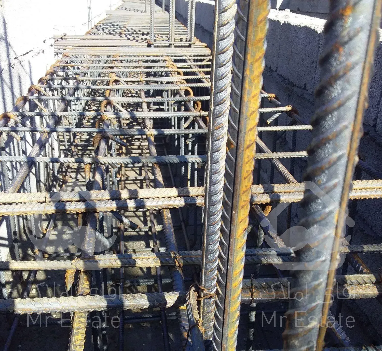 اجرای اسکلت بتن.فنداسیون.استخر ساختمان پل