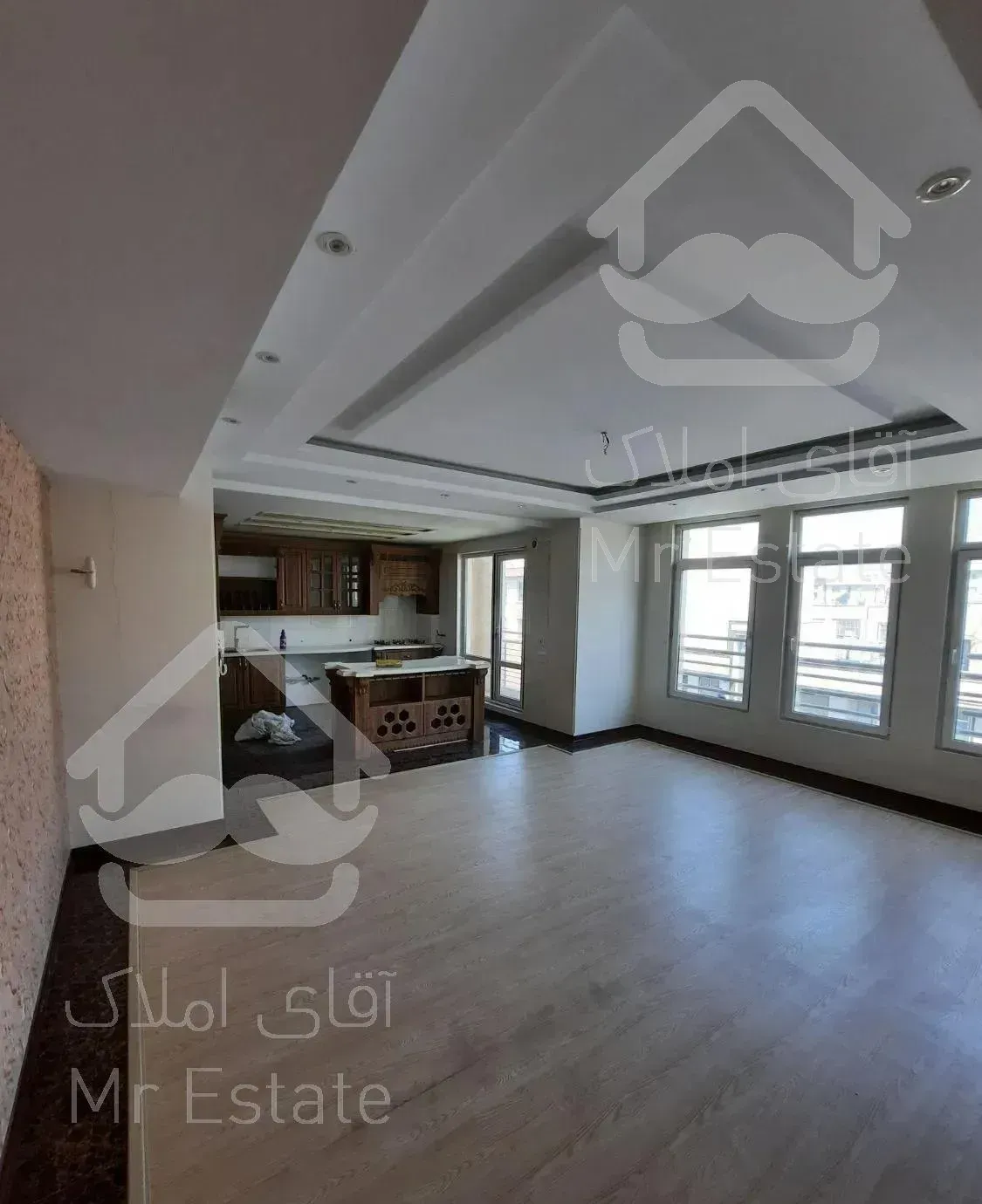 ۹۰متر ۲خوابه سالن پرده خور