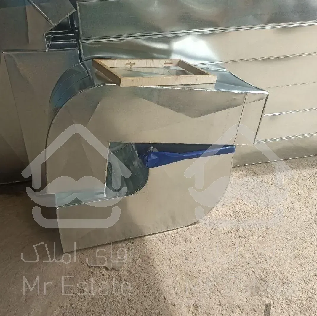 کانال سازی هود صنعتی دریچه نتظیم هوا فلاشینگ