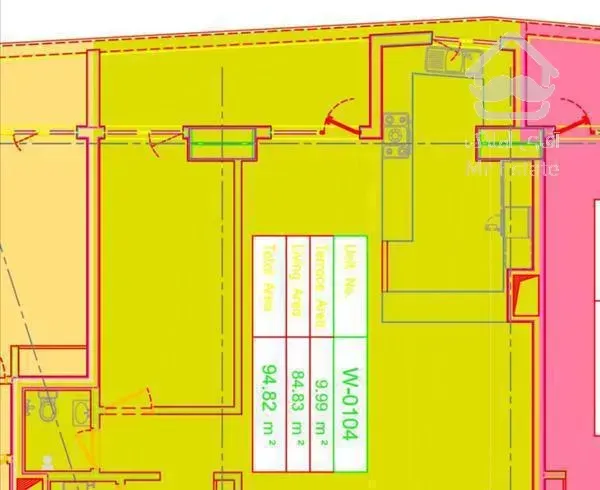 92 متریه خواب قابل دوخواب