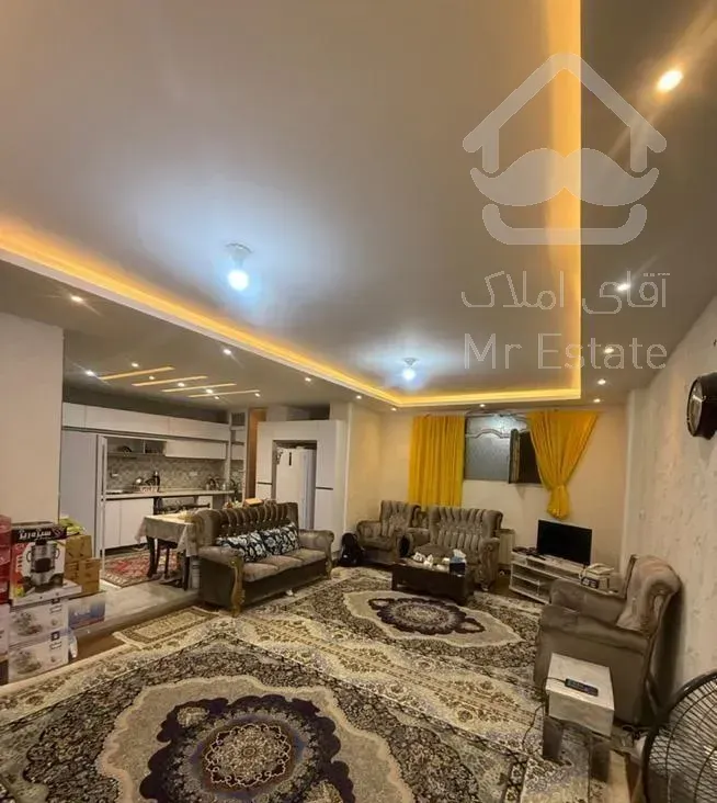 رهن آپارتمان ۱۱۰ متری ۲ خوابه طبقه ۱