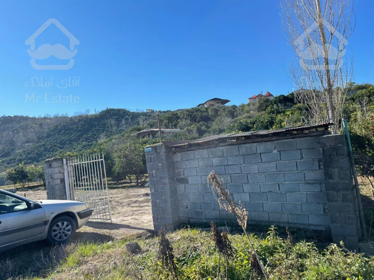 زمین باغ به متراژ۱۲۳۸متر بسیار خوش منظره