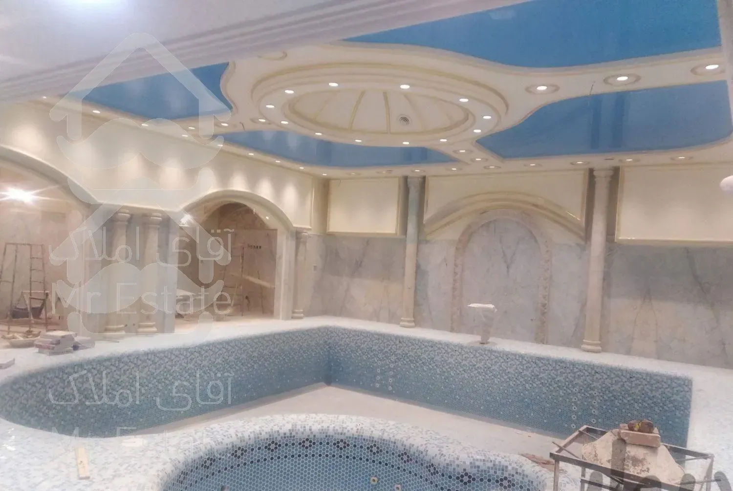 طراحی واجرای استخرجکوزی ترکیبی.