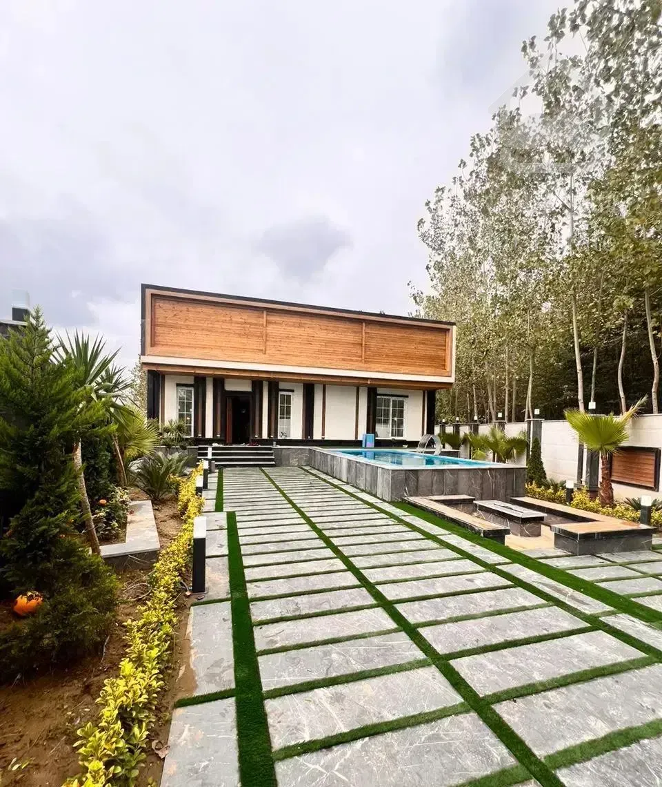 ویلایی زمین 500متر بنا 160سه خواب استخر فول