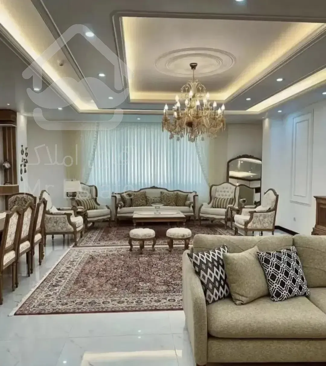 اپارتمان74متر/دوخوابه/نماتراورتن/۹ساله/شهران شمالی