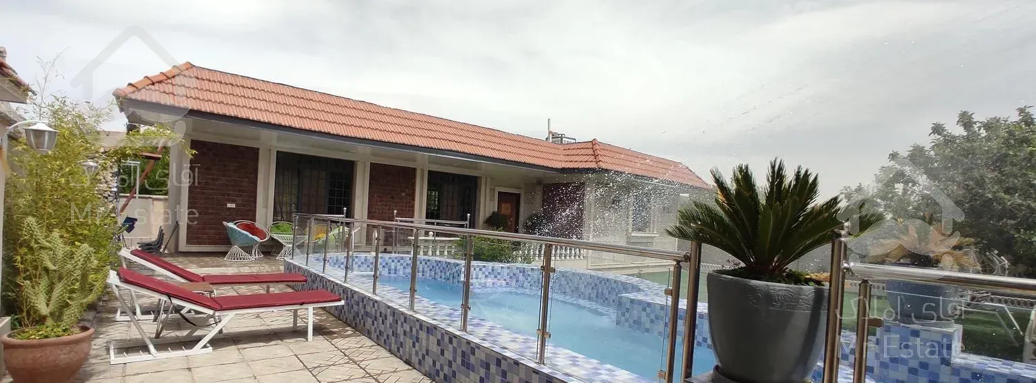 ویلا نوساز با استخر ابگرم