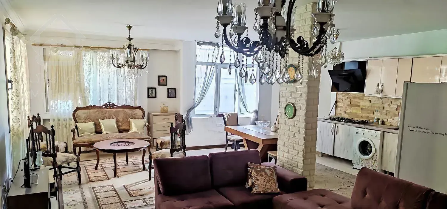 کلیم کاشانی ۹۰ متری تک واحدی فوق العاده پر نور