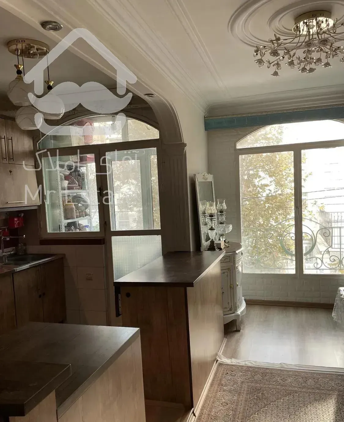 ۷۶ متر/دوخواب/انتهای اشرفی/خ البرز/سند تک برگ