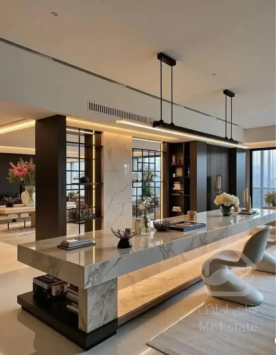 واحد ۲۶۰ متربرج فرمانیه تراس قابل چیدمان ویو ابدی