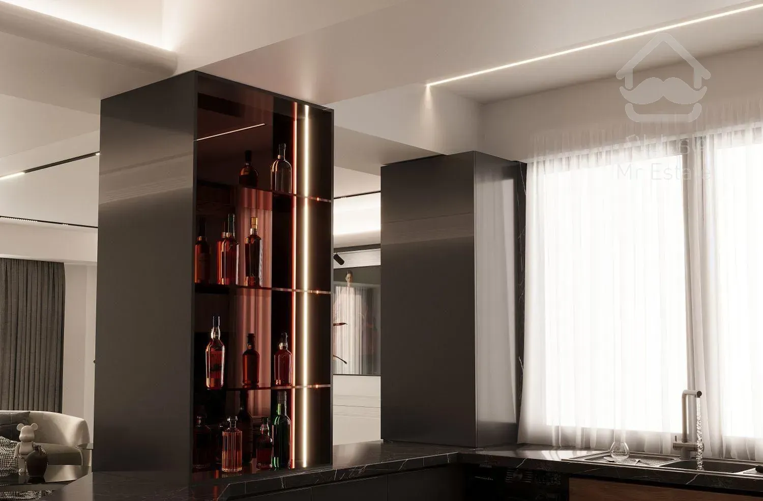 ۵پارکینگ / ۱۹۰ متر / صفرتاصد بازسازی کامل