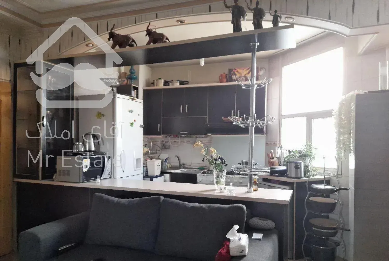 ۷۵مترشمال تهرانپارس ط۵آفتابگیر نور۲کله فول بالکن