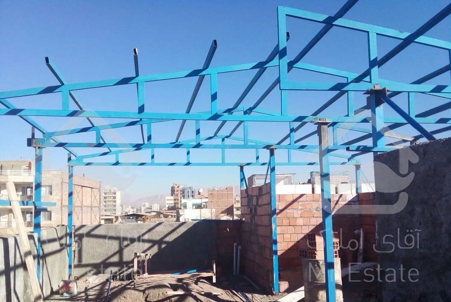 سقف شیروانی وجوشکاری کانال ابروولوله بخاری