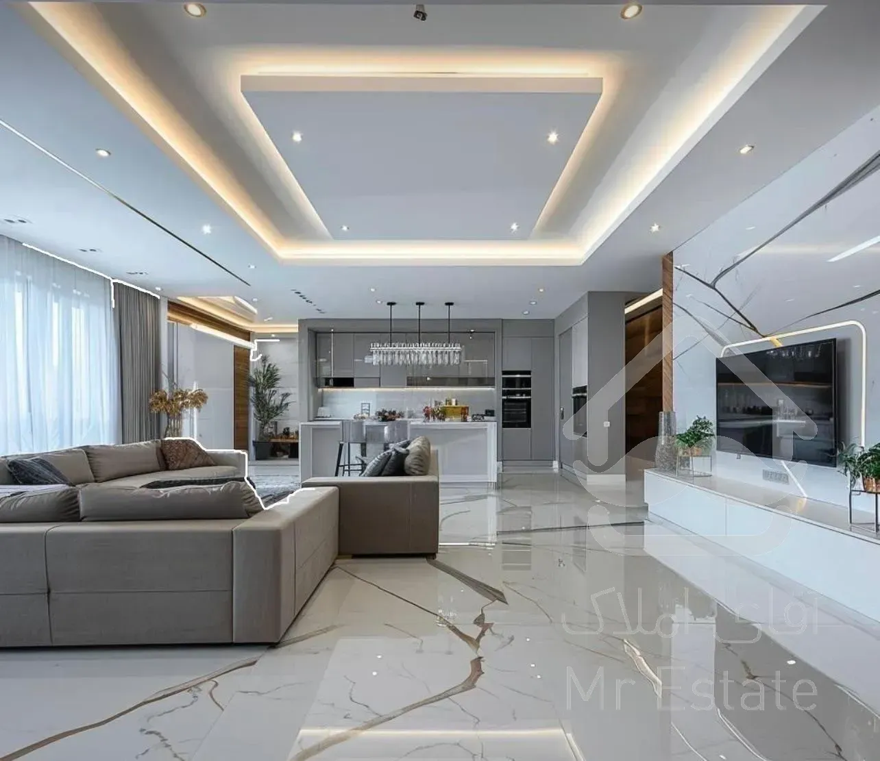 البرز ۲۲۲متر «۴خواب» ۳پارکینگ «شیک و مدرن»