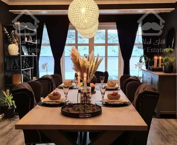 128 متر سالن پرده خور