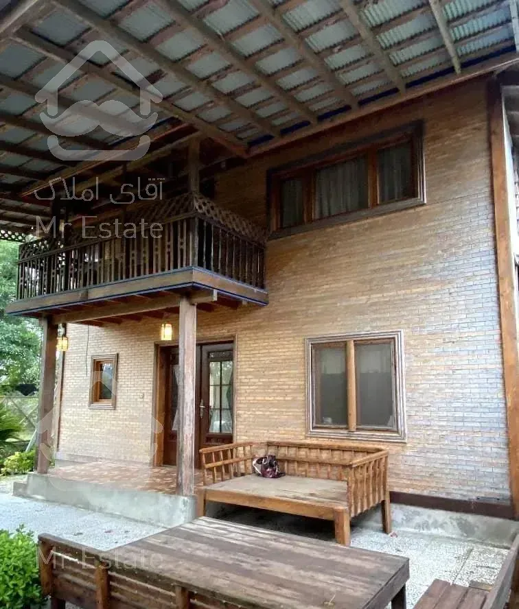 ویلاباغ چوبی دوبلکس نوساز ٢٠٠٠متری منطقه آزادانزلی