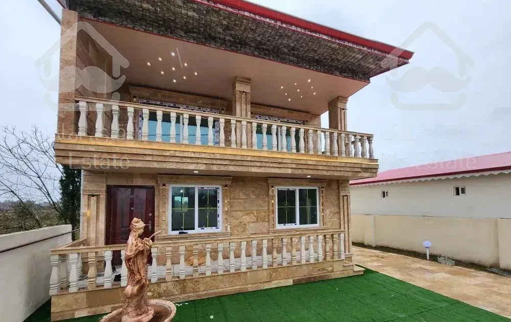 ۲۵۰ متر زمین ۲۰۰ متر ویلای ساحلی سند تک برگ