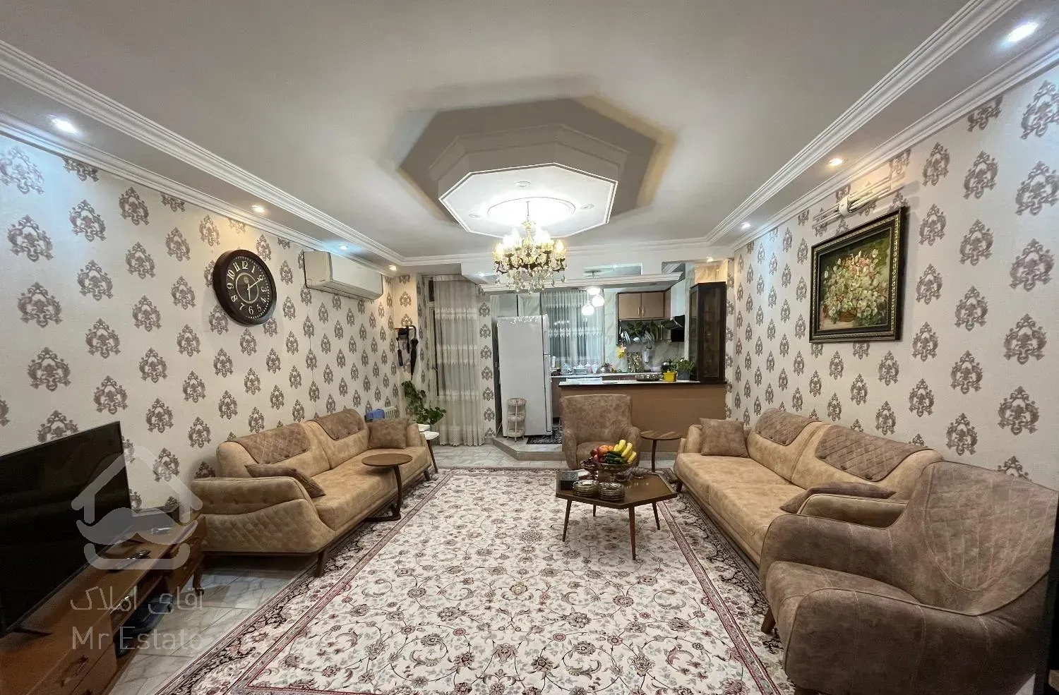 آپارتمان فول امکانات ۶۲ متری یکخوابه غرق نور