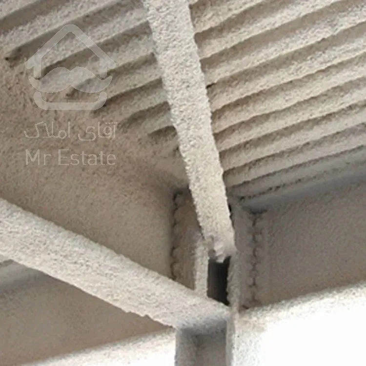 اجرای پوشش ضد حریق اسکلت فلزی شرکت بنیان عمران اکسون