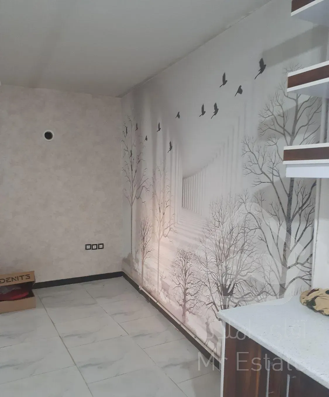 اجاره آپارتمان ۶۰ متری ۱ خوابه طبقه ۲ در گلدشت