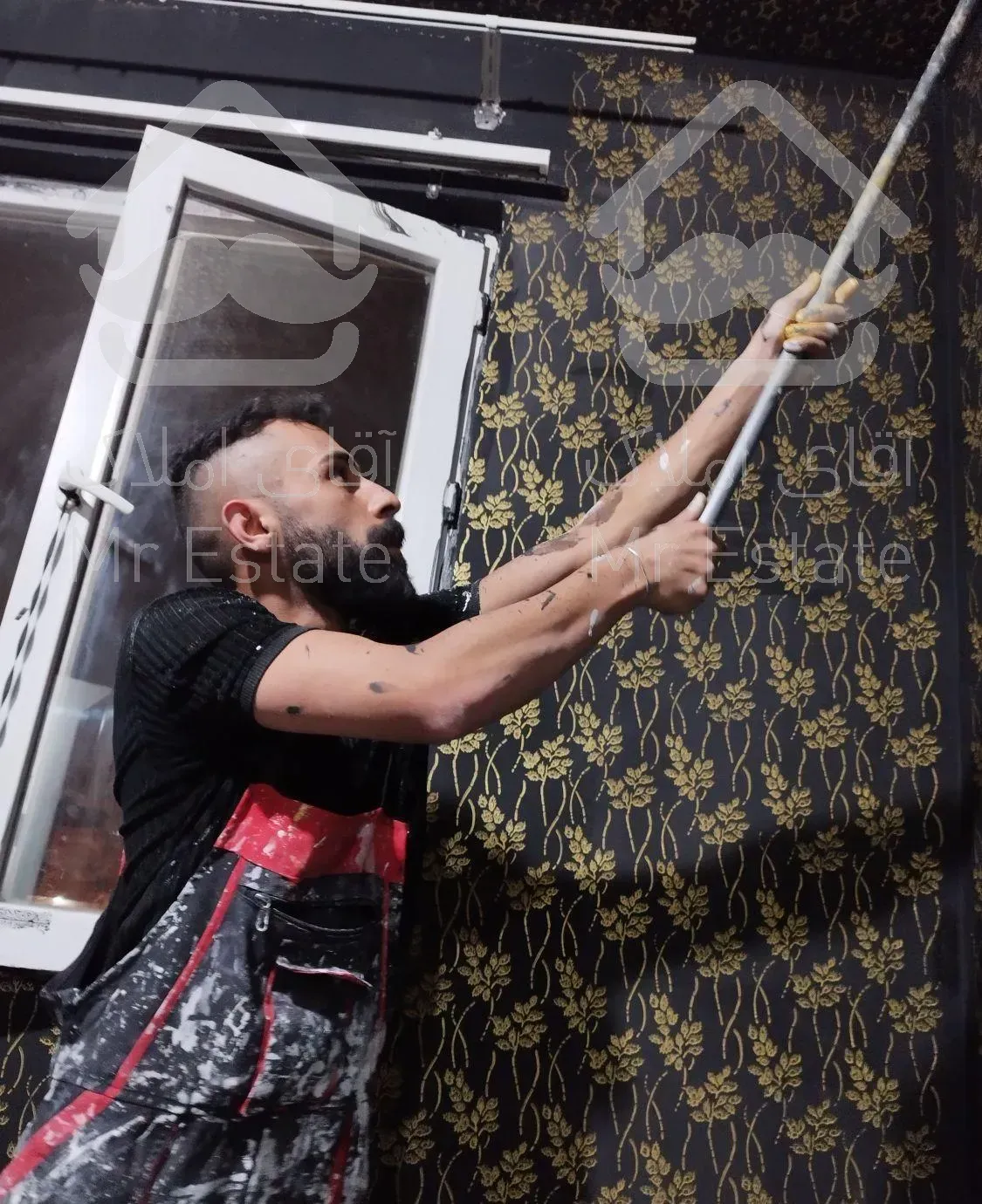 نقاشی طرح کاغذ دیواری