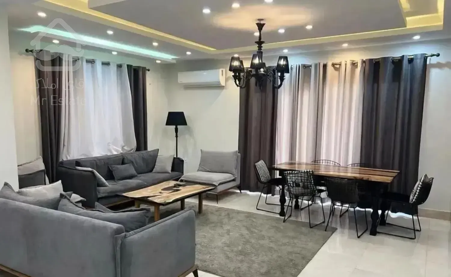 60متر،2خواب،سالن پرده خور،سندتکبرگ،پارکینگ