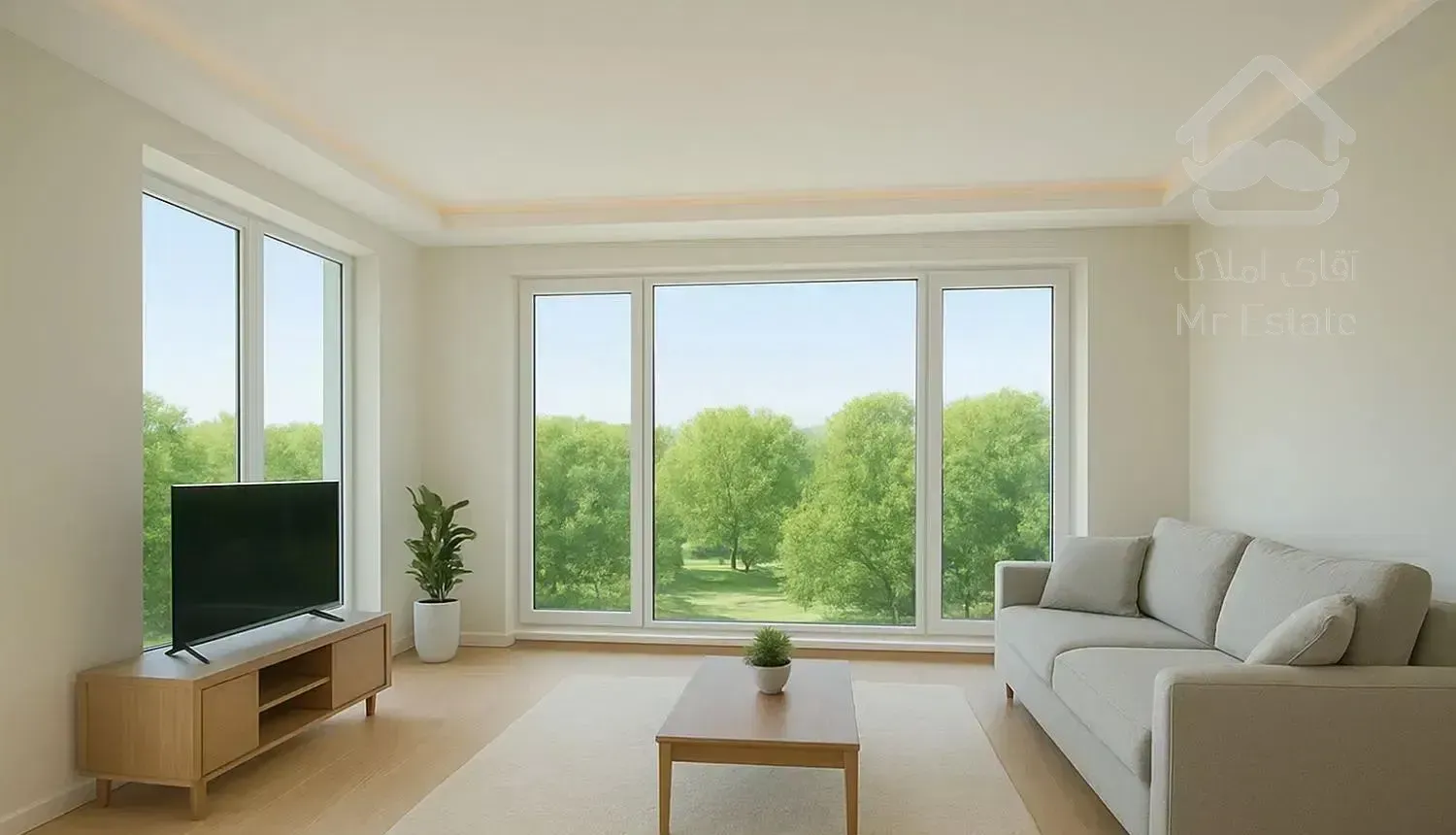 148 متری تک واحدی با چشم انداز فضای سبز - ابدی