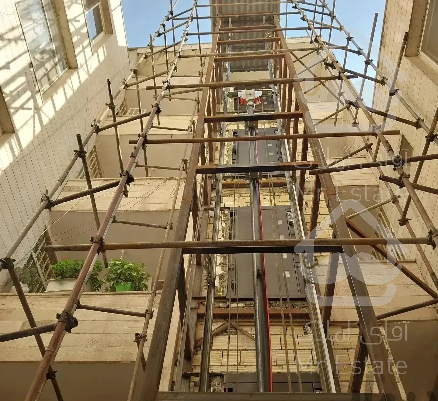 خدمات نصب داربست فلزی تمام نقاط تهران نما چهارپایه