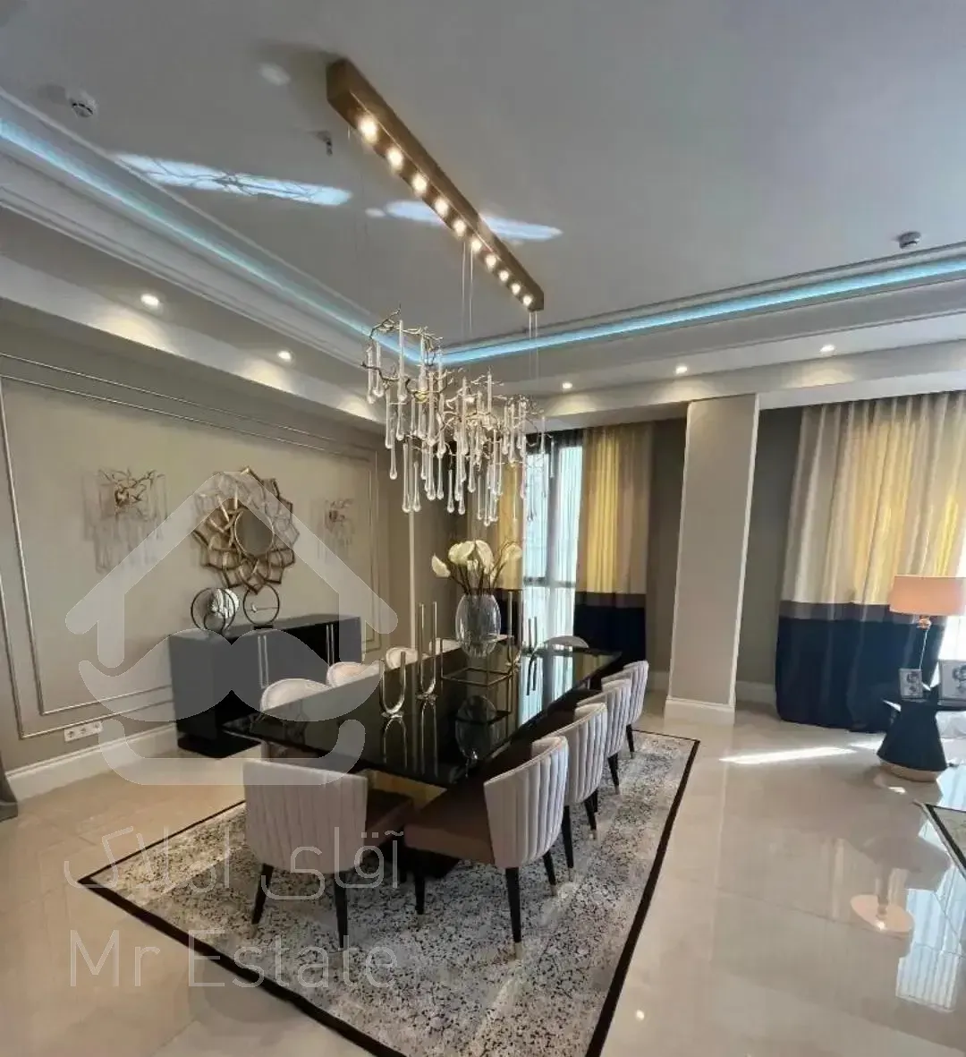 141متر3خ/تکواحدی6ساله/سالن پرده خور/فردوس غرب