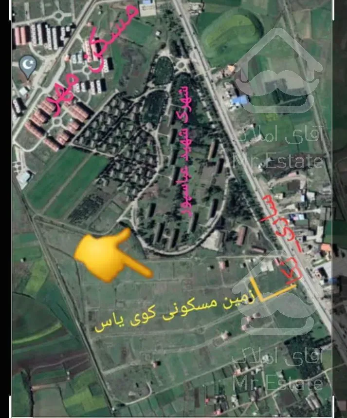 زمین مسکونی ۲۱۸ متری