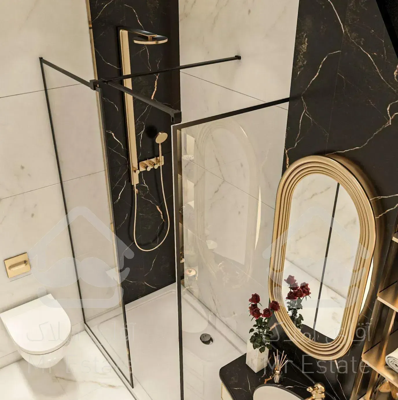 ۱۷۰ متر برج باغ پاسداران ویو کل تهران