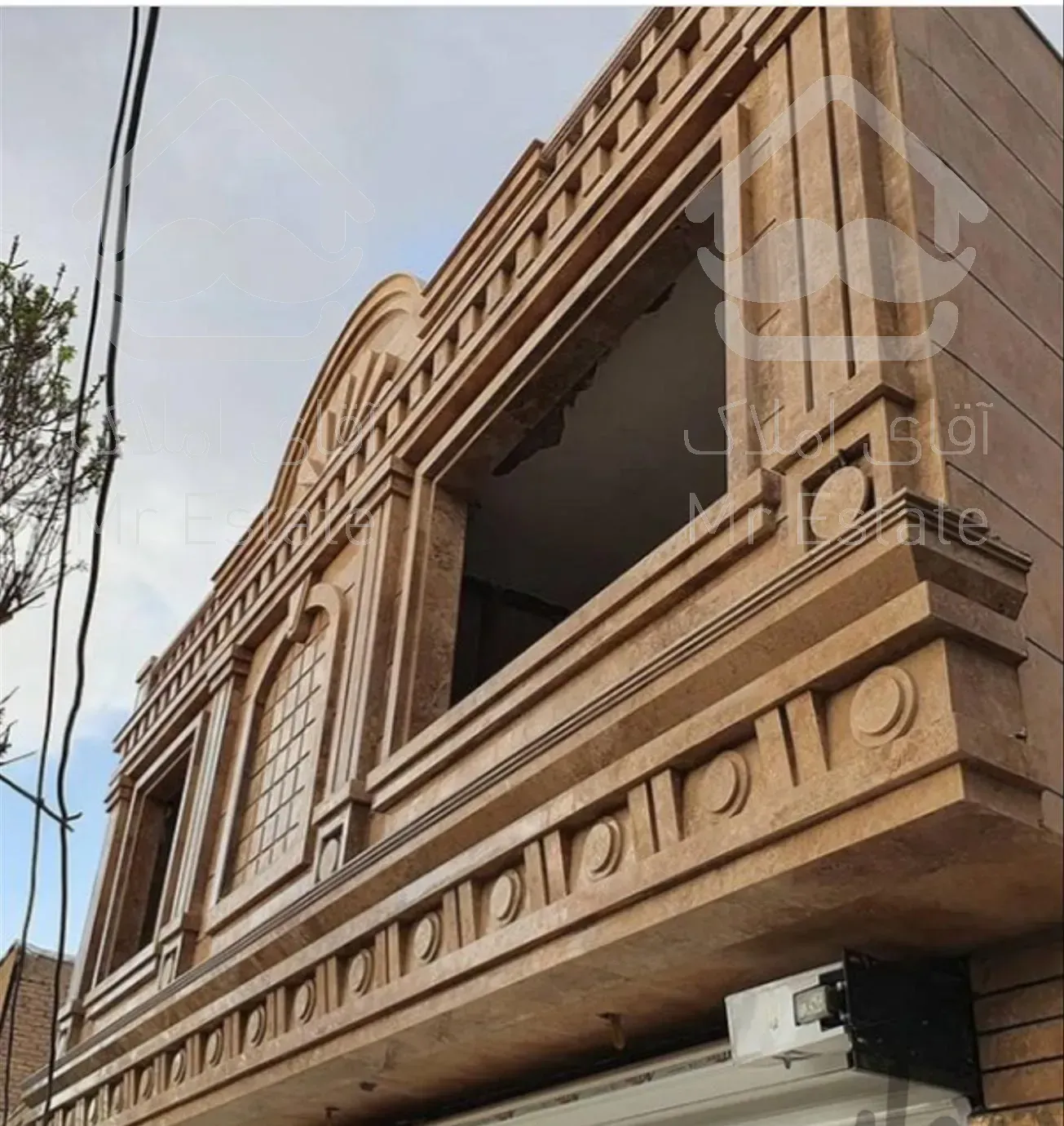 سنگ کاری کاشی کاری نما رومی و ساده پله