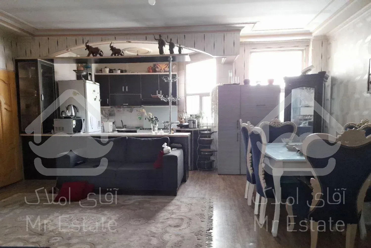 ۷۴مترشمال تهرانپارس غرق نور۲کله ط۵آفتابی فول بالکن