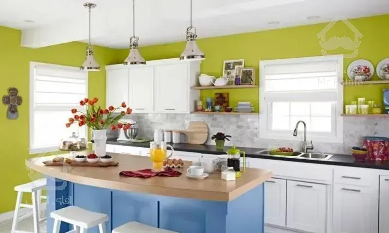 آپارتمان ۱۲۲متر/دوطرف نور /۲خواب