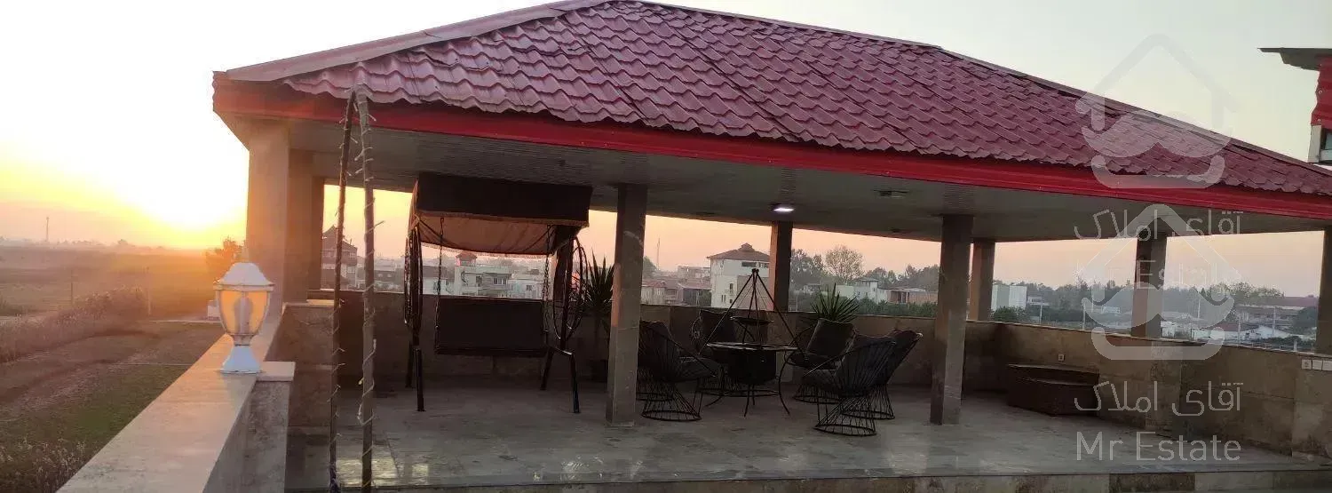 اجاره ویلای دوخوابه نزدیک دریا نوساز و آلاچیق مجهز