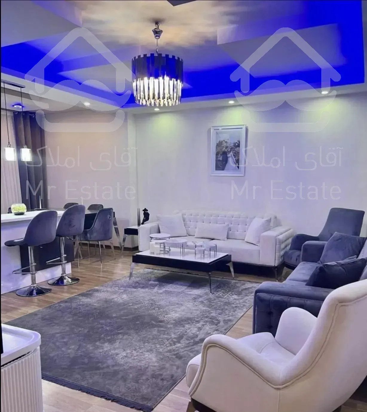 ۷۶متر/۲خواب/فول امکانات/فردوس غرب