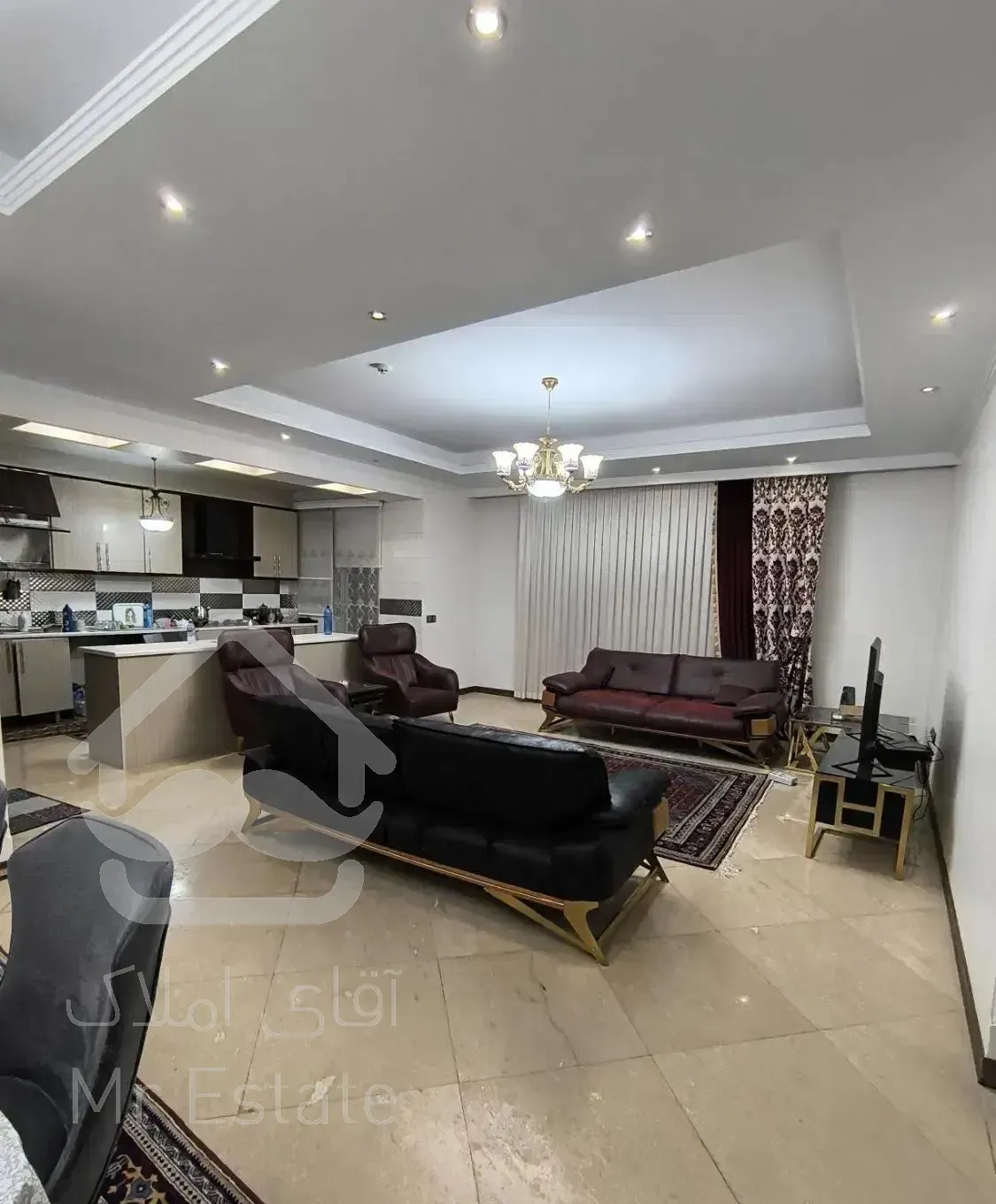 ۳ واحد سالن پرده خور غرق نور ۲ خواب کم سال